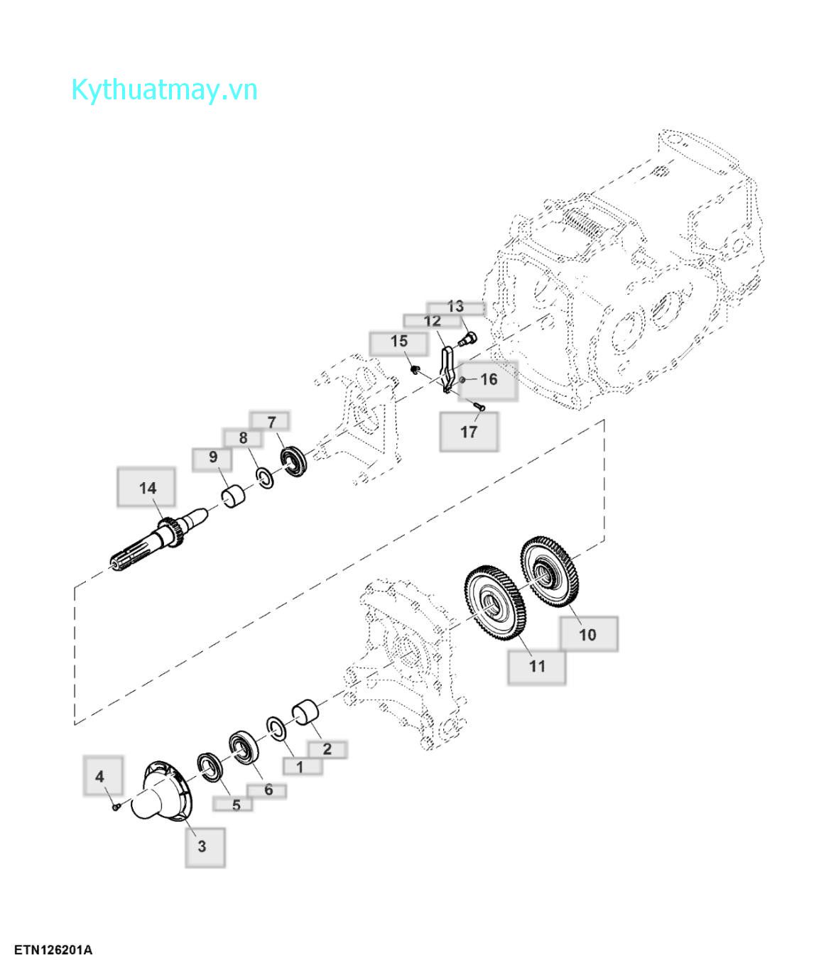 Trục ra PTO - ST825314